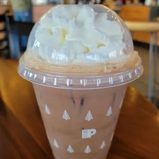 Non fat iced mocha