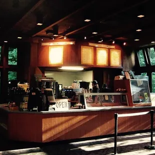 Tucked away in the right side as you walk in to the pavilion.  :0)