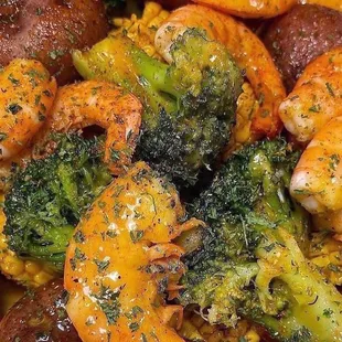 shrimp and broccoli