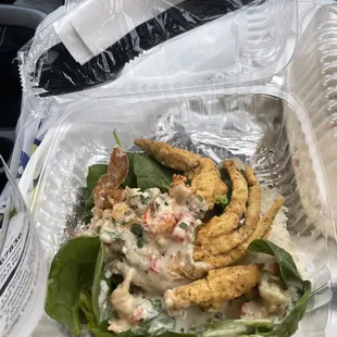 Fried soft shell crab