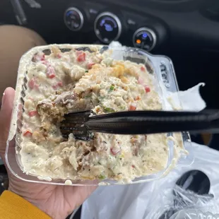 Lump crab fries