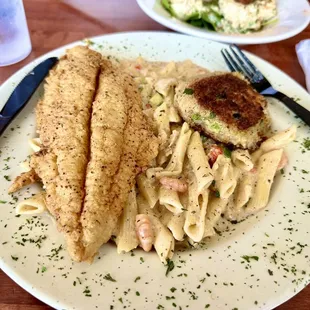 Seafood who dat pasta