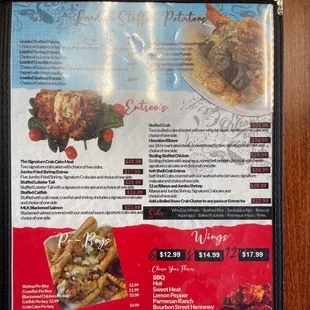 Second page of menu!
