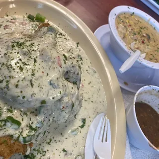 Loaded Crab Cake Potato