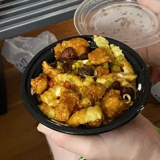 Chicken and Sausage Fries