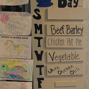 PeeWee's Art Gallery-Daily Soups