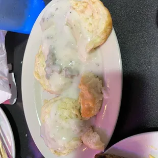 Biscuits and gravy