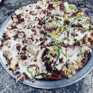 Half Chicken Bacon Ranch and Half Deluxe