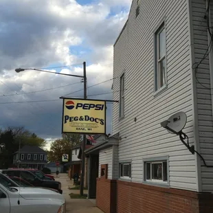 the front of the restaurant