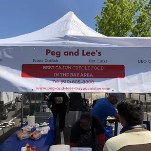 Stand at Newark Farmers Market