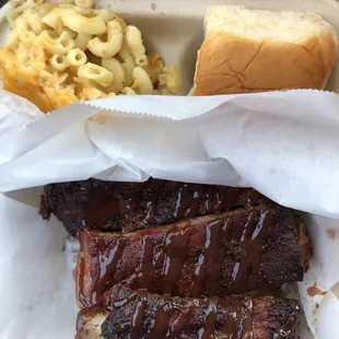 BBQ Ribs Plate with Mac &amp; Cheese...