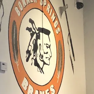 They support this school it&apos;s on the wall