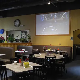 interior, sushi and sashimi