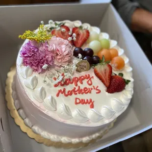 Mother's Day cake from Pegasus