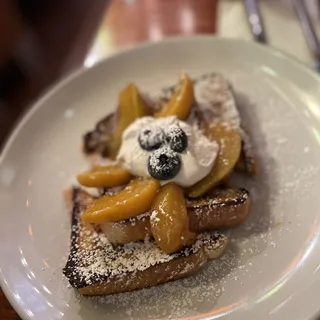 Peaches and Cream French Toast