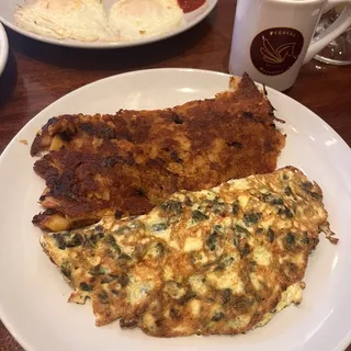 Spinach and Feta Omelette