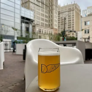 The Hefe on the patio