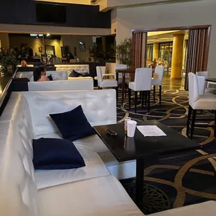 Seating in the lounge area.