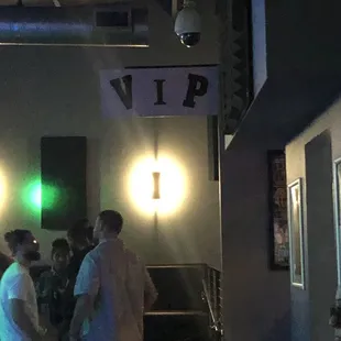 The VIP section