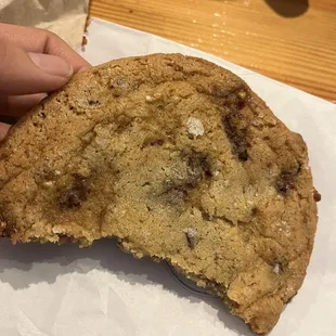 Toffee chocolate chip cookie