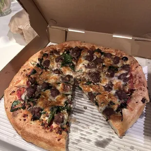 Greek pizza