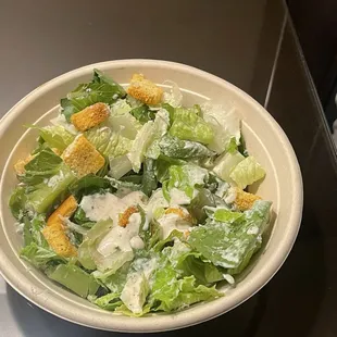 Caesar salad to-go
