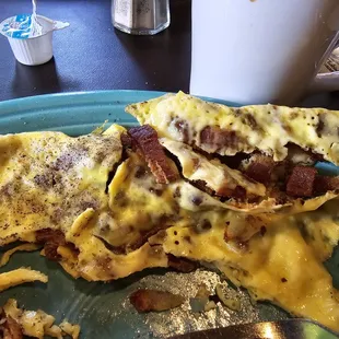 Paper thin $15 omelet
