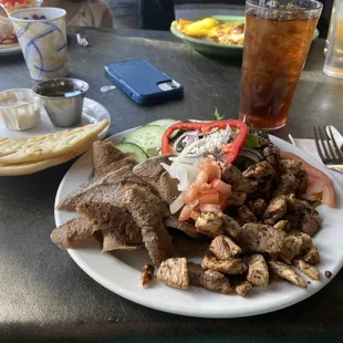 Grecian Platter. How can you pick a favorite from so many delicious things?