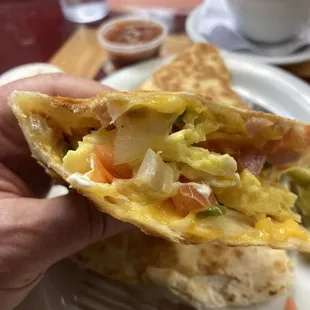 Breakfast quesadilla