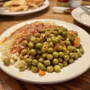 Rice and peas