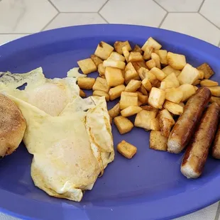 2 over medium country breakfast.