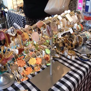 Bourbon and bow tie bracelets