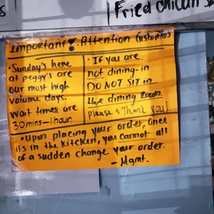 ANOTHER SIGN TO READ.