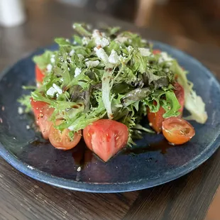 Local heirloom tomato salad