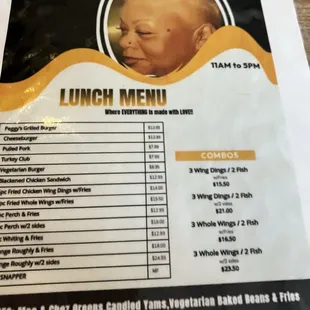 Lunch Menu