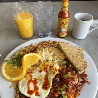 House-made Corned Beef Hash and Eggs
