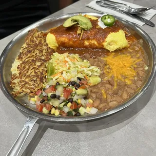 Enchilada Omelette