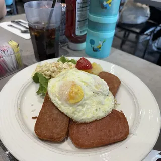 Fried Spam and Eggs