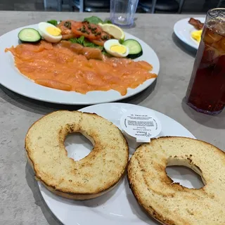 Lox, Bagel and Cream Cheese