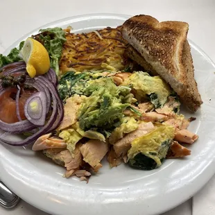 Salmon scramble by request