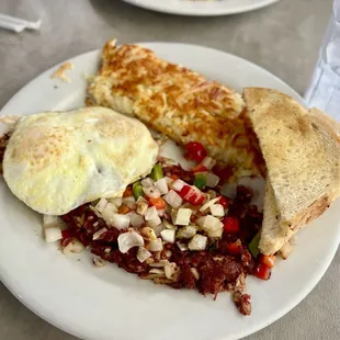 House-made Corned Beef Hash and Eggs