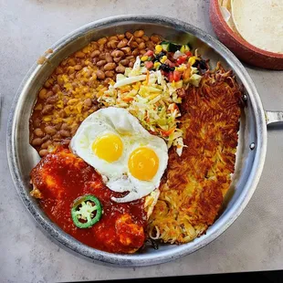 Chile Relleno and Eggs