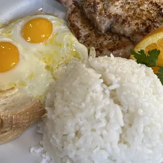 Pork Chops and Eggs