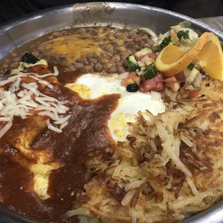 Chile Relleno and Eggs