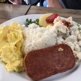 Fried Spam and Eggs