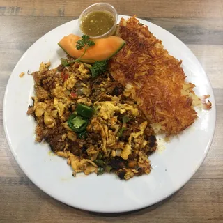 Chorizo Scramble