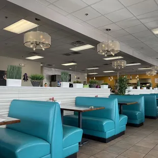 the interior of a restaurant