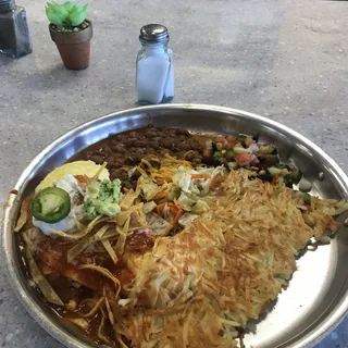 Enchilada Omelette
