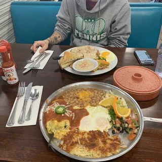 Chile Relleno and Eggs