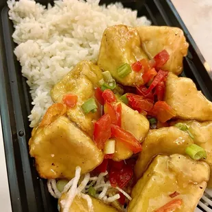 Honey Sear Tofu